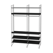 String Bedroom C Shelves String Furniture Black / Black 