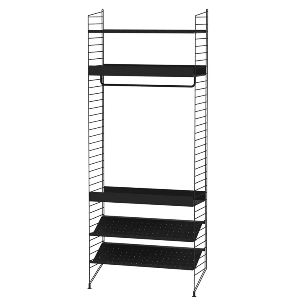 String Bedroom D Shelves String Furniture Black / Black 