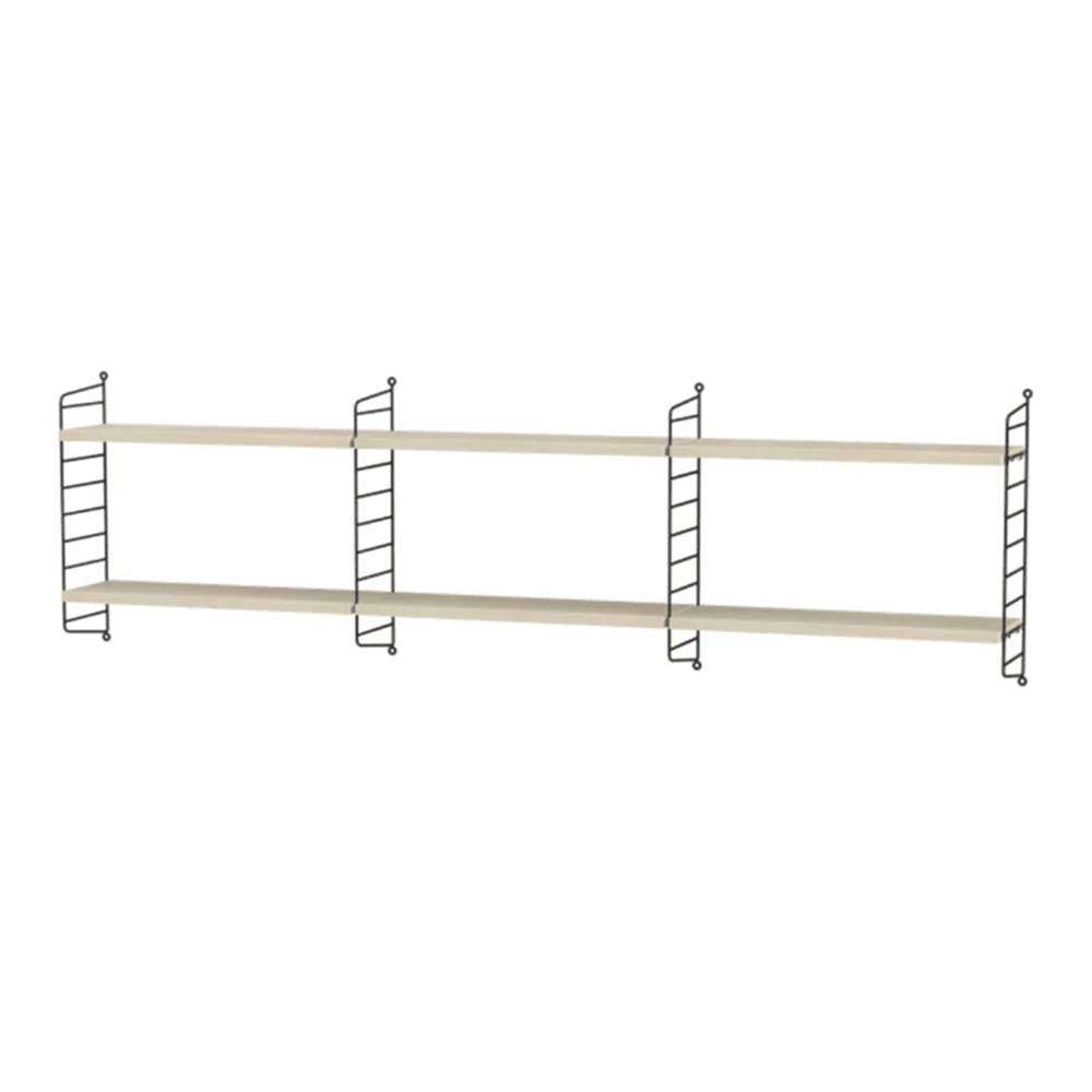 String Bedroom E Shelves String Furniture Ash / Black 