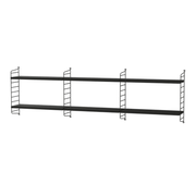 String Bedroom E Shelves String Furniture Black Stained Ash / Black 