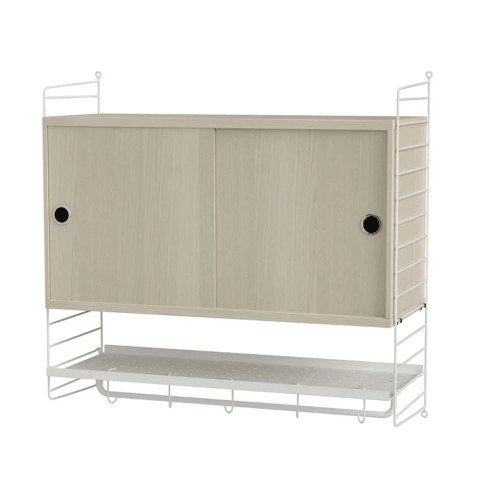 String Bedroom F Shelves String Furniture Ash / White 