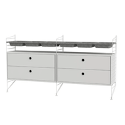 String Bedroom G Shelves String Furniture White / White 