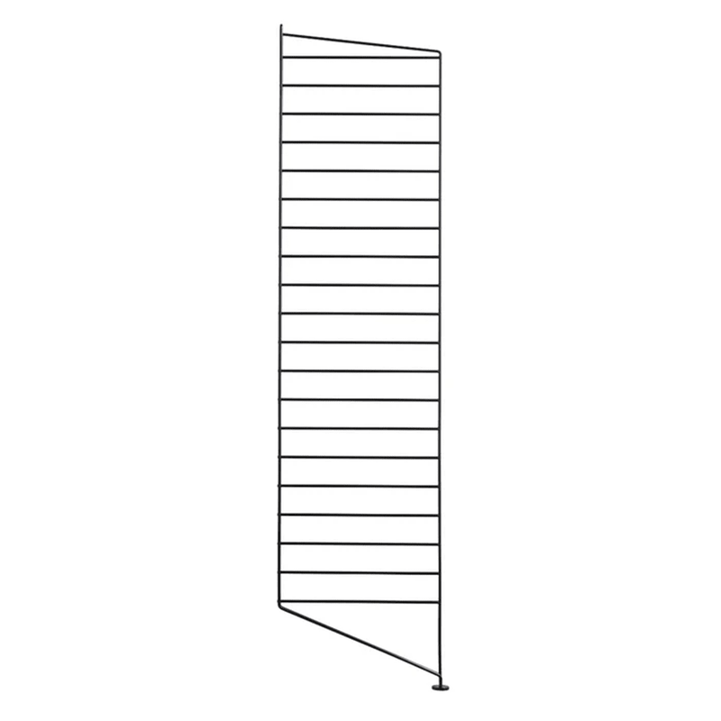 String Floor Panels Shelves String Furniture 115x30cm Black 1-pack