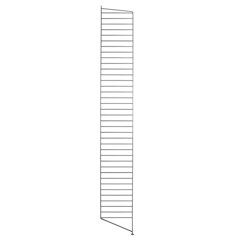 String Floor Panels Shelves String Furniture 200x30cm Black 1-pack