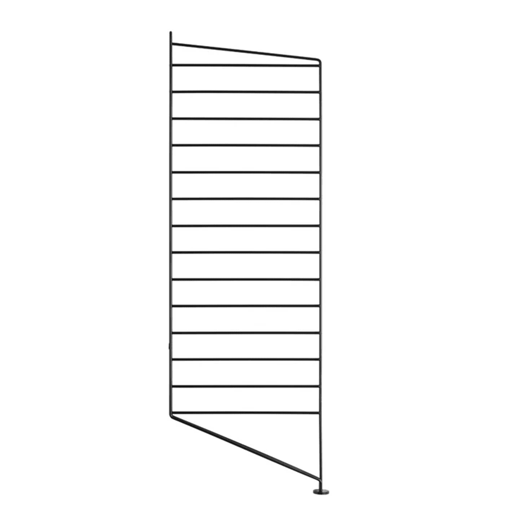 String Floor Panels Shelves String Furniture 85x30cm Black 1-pack