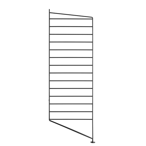 String Floor Panels Shelves String Furniture 85x30cm Black 1-pack