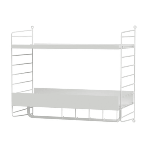String Hallway G Shelves String Furniture White / White 