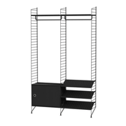 String Hallway S Shelves String Furniture Black / Black 