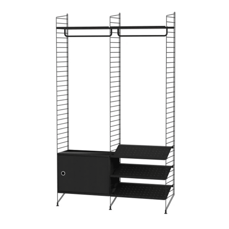 String Hallway S Shelves String Furniture Black / Black 