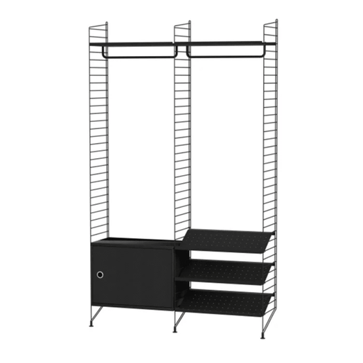 String Hallway S Shelves String Furniture Black / Black 