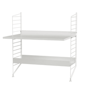 String Kids Room A Shelves String Furniture White / White 