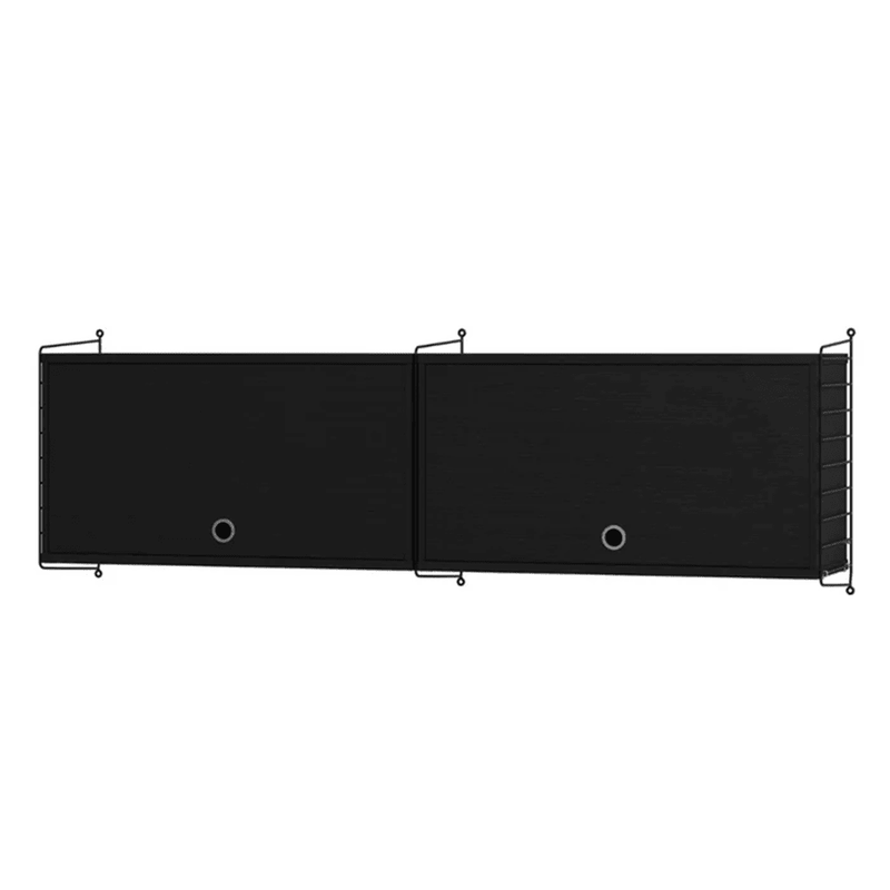 String Kitchen N Shelves String Furniture Black Stained Ash / Black 