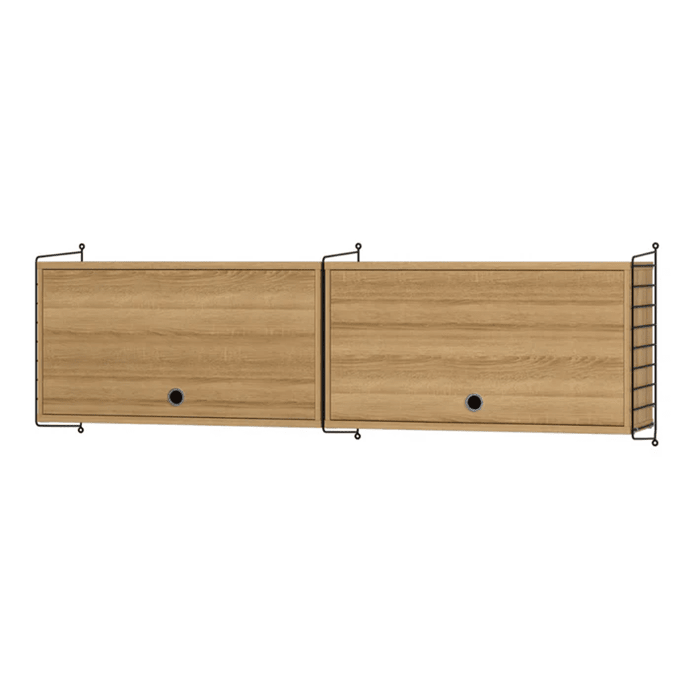 String Kitchen N Shelves String Furniture Oak / Black 