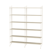 String Living Room A Shelves String Furniture Ash / Beige 
