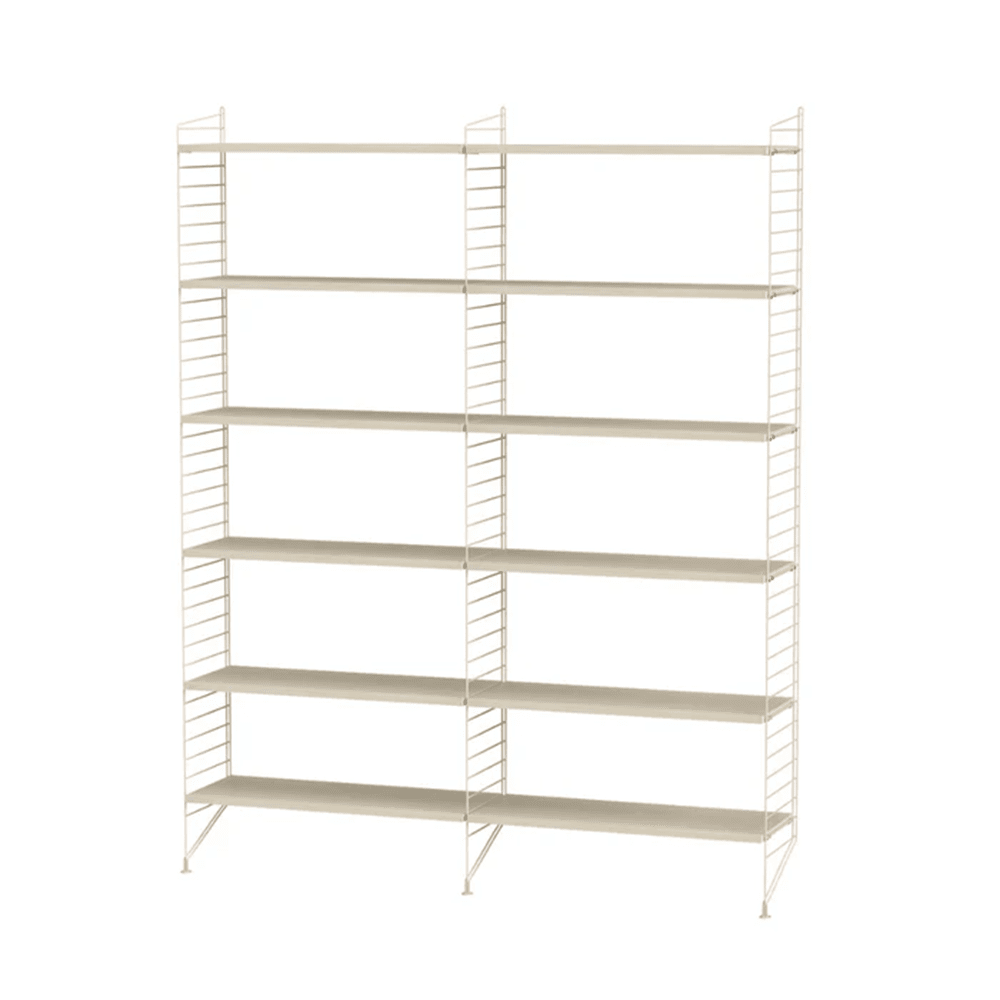 String Living Room A Shelves String Furniture Ash / Beige 