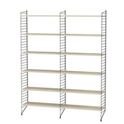 String Living Room A Shelves String Furniture Ash / Black 