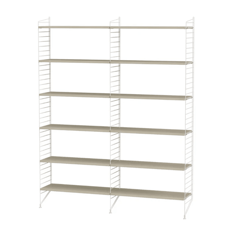 String Living Room A Shelves String Furniture Ash / White 