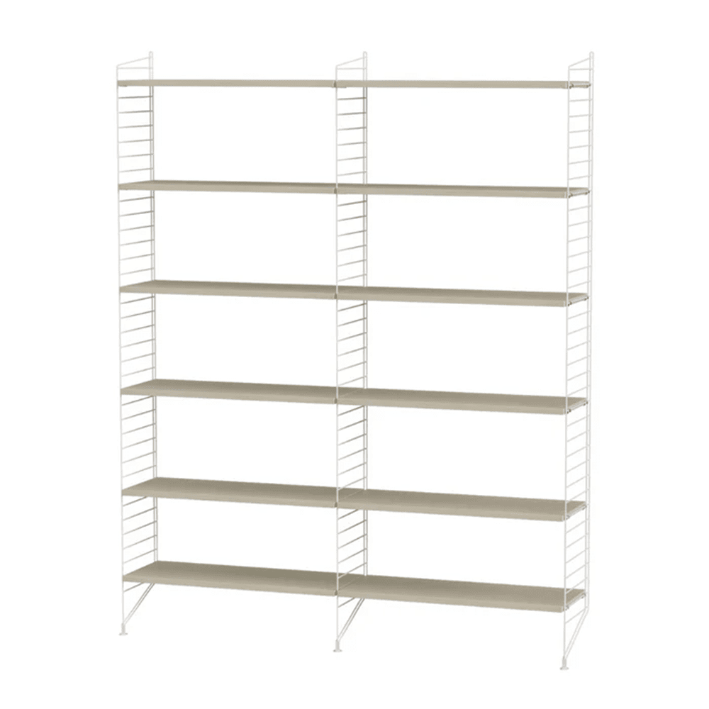 String Living Room A Shelves String Furniture Ash / White 
