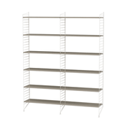 String Living Room A Shelves String Furniture Beige / White 