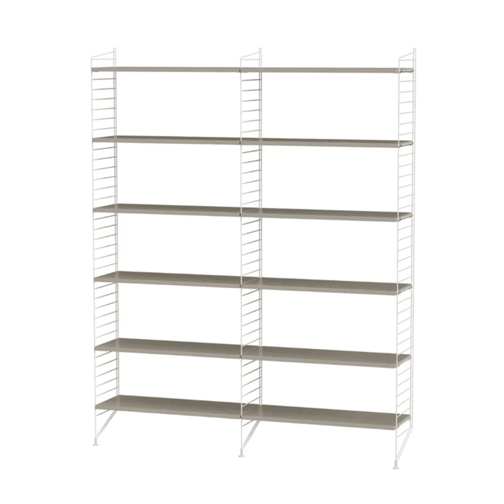 String Living Room A Shelves String Furniture Beige / White 