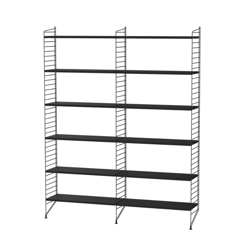 String Living Room A Shelves String Furniture Black Stained Ash / Black 