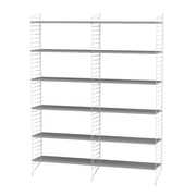 String Living Room A Shelves String Furniture Grey / White 