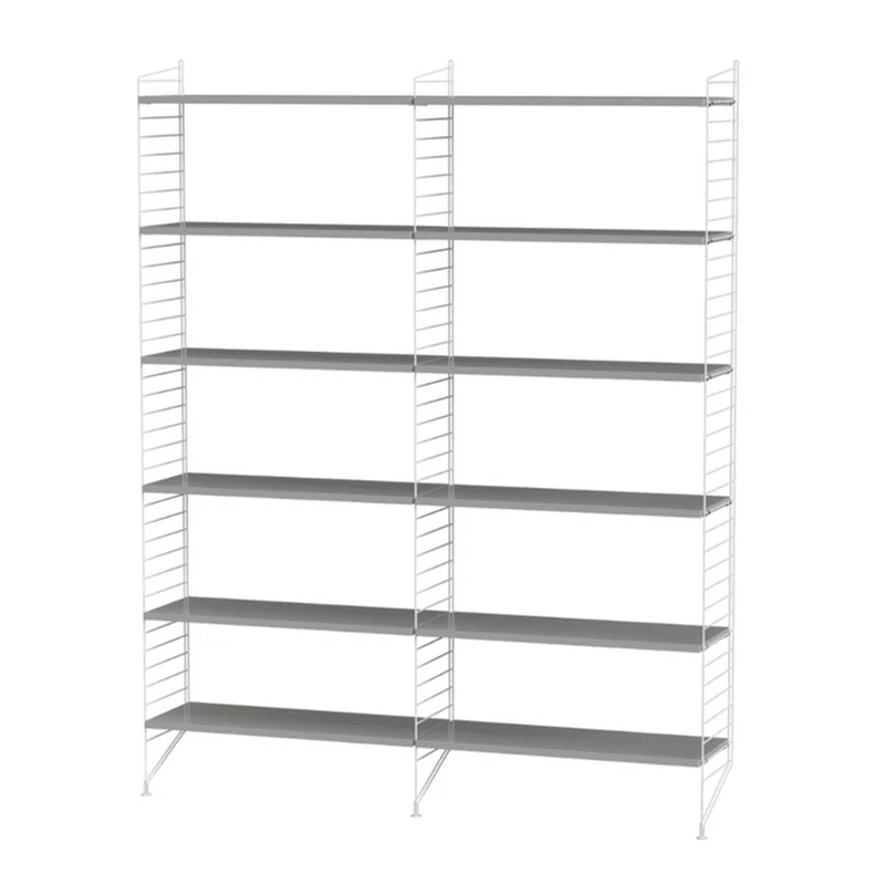 String Living Room A Shelves String Furniture Grey / White 