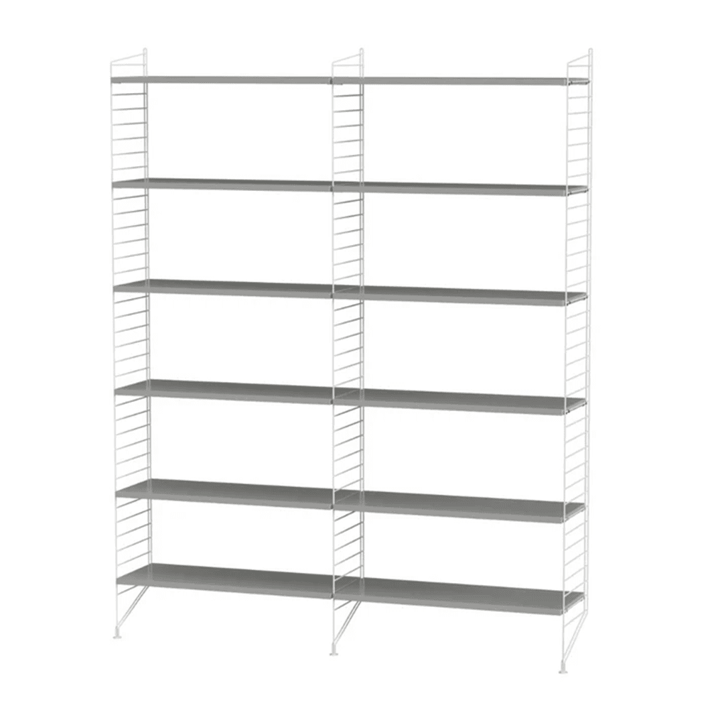 String Living Room A Shelves String Furniture Grey / White 