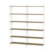 String Living Room A Shelves String Furniture Oak / White 