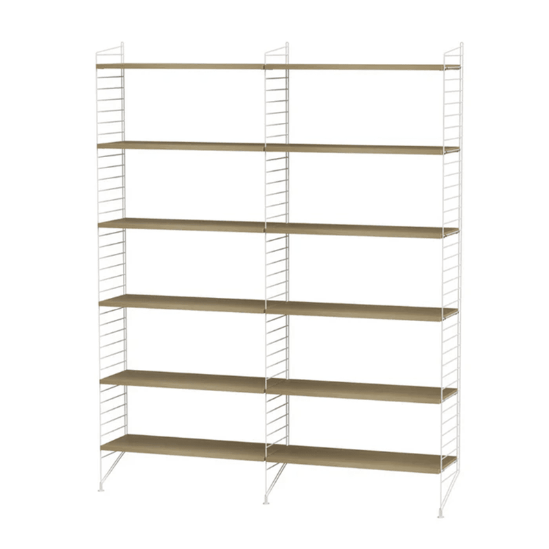 String Living Room A Shelves String Furniture Oak / White 