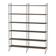 String Living Room A Shelves String Furniture Walnut / Black 