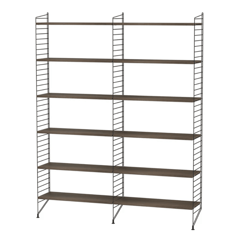 String Living Room A Shelves String Furniture Walnut / Black 