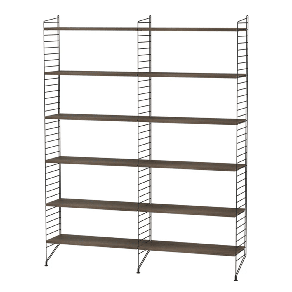 String Living Room A Shelves String Furniture Walnut / Black 