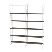 String Living Room A Shelves String Furniture Walnut / Grey 