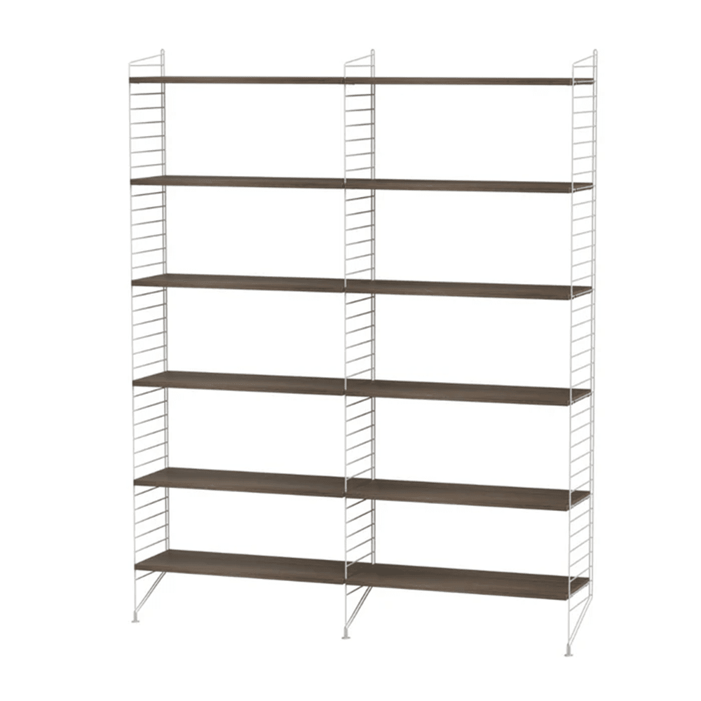 String Living Room A Shelves String Furniture Walnut / Grey 