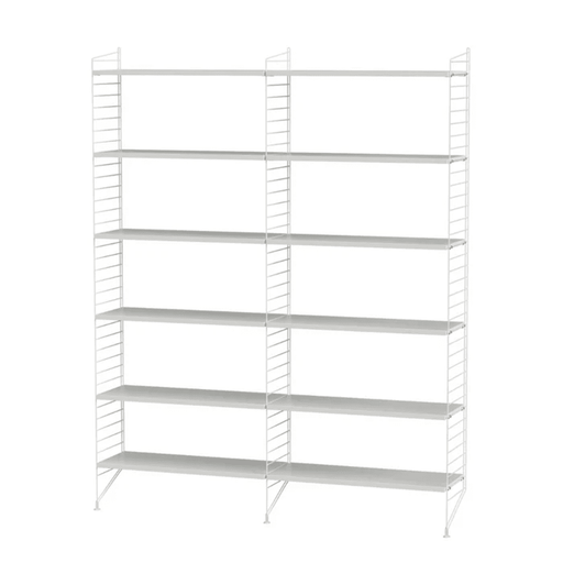 String Living Room A Shelves String Furniture White / White 