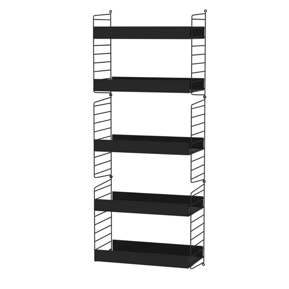 String Living Room B Shelves String Furniture Black / Black 