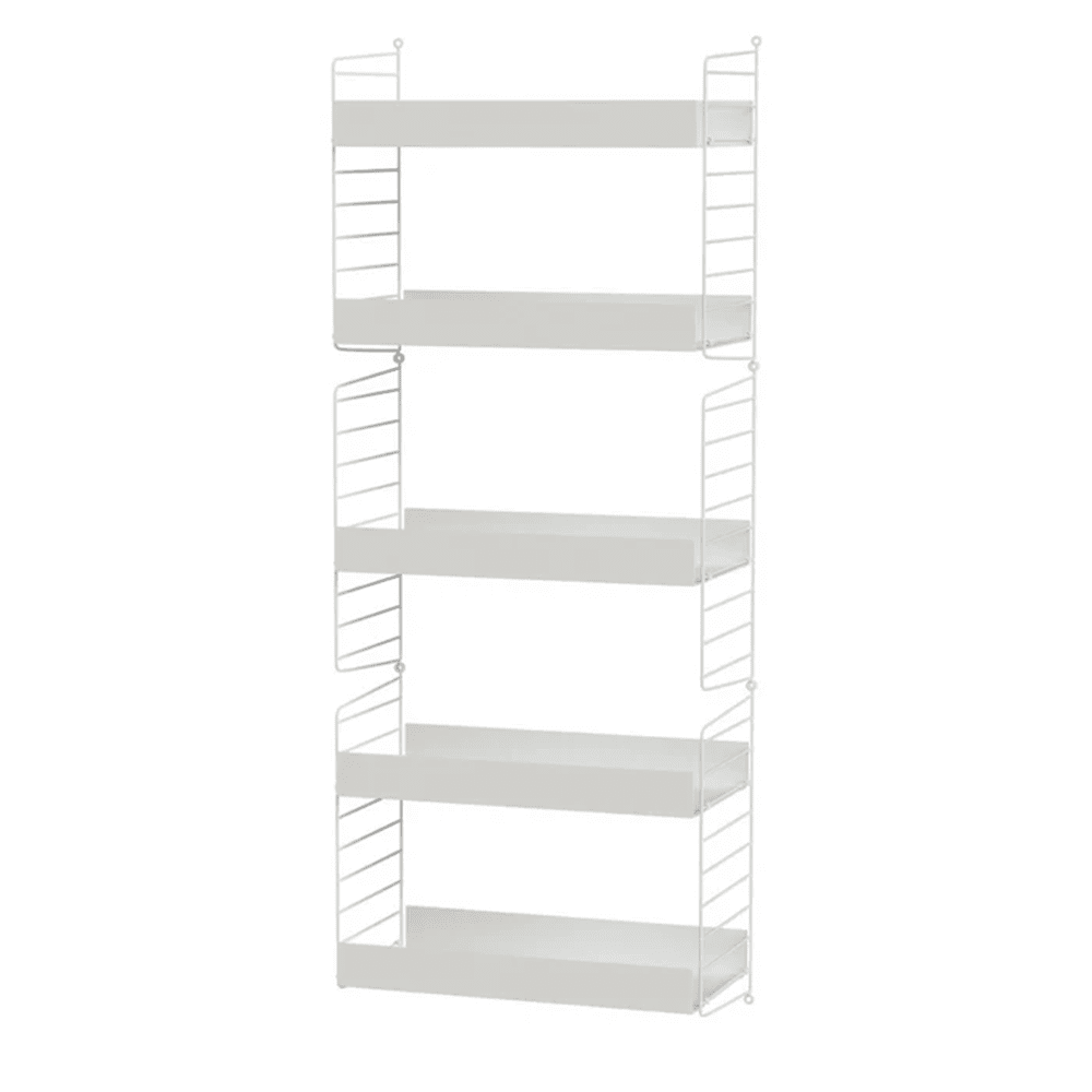 String Living Room B Shelves String Furniture White / White 