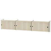 String Living Room D Shelves String Furniture Ash / Black 
