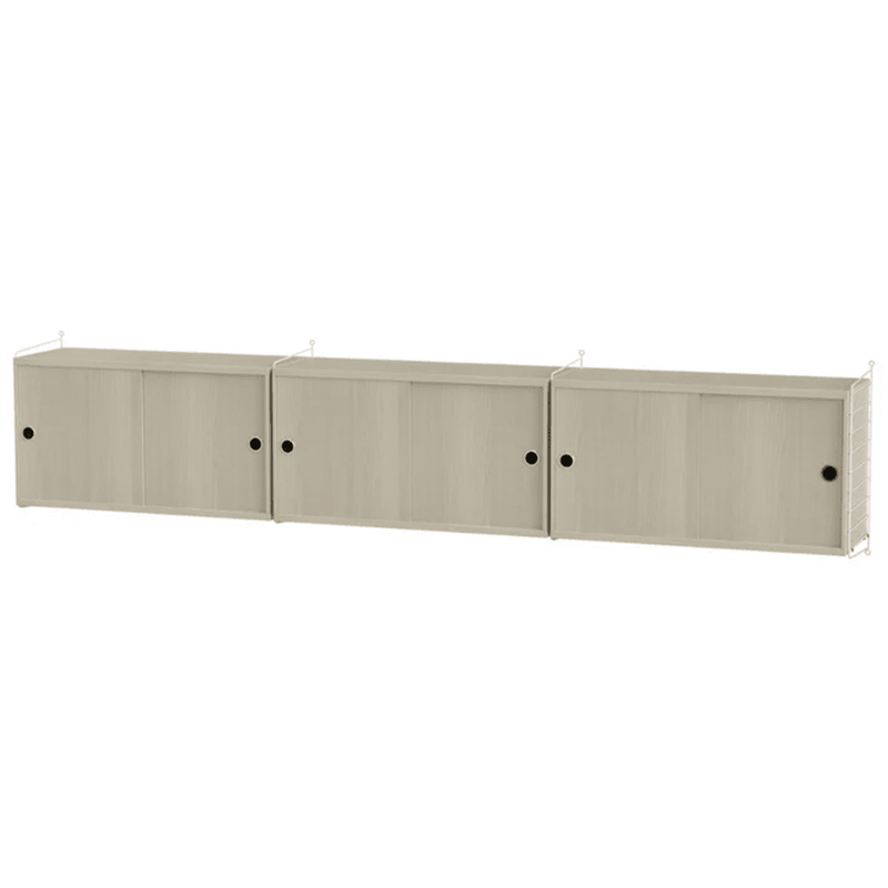 String Living Room D Shelves String Furniture Ash / White 