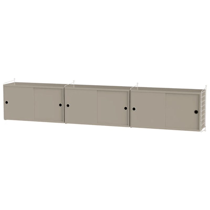 String Living Room D Shelves String Furniture Beige / White 