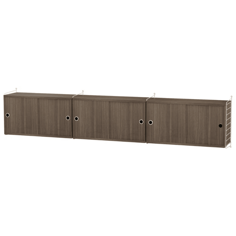 String Living Room D Shelves String Furniture Walnut / Beige 