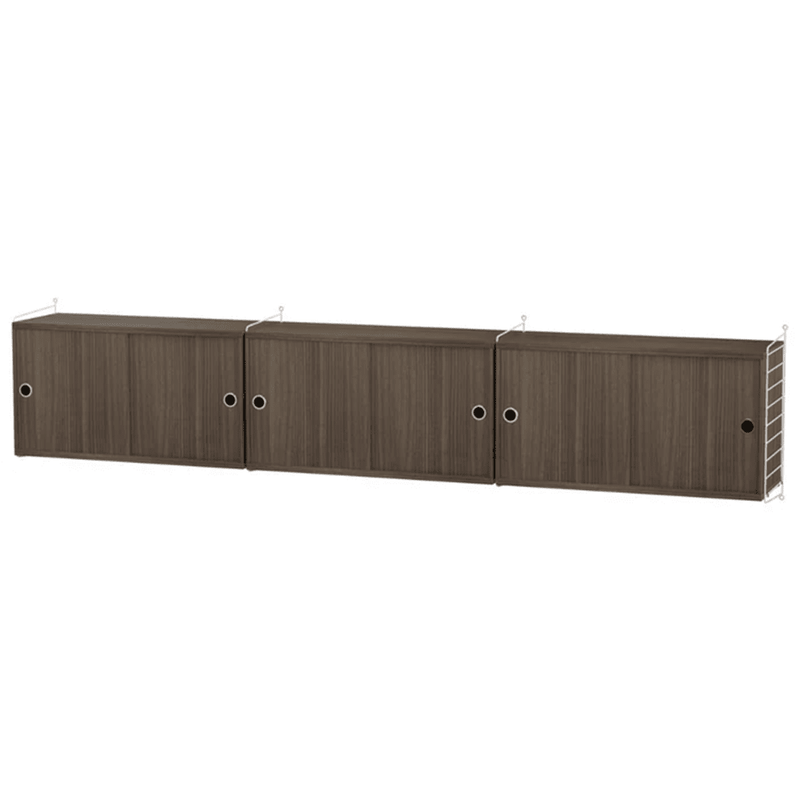 String Living Room D Shelves String Furniture Walnut / White 