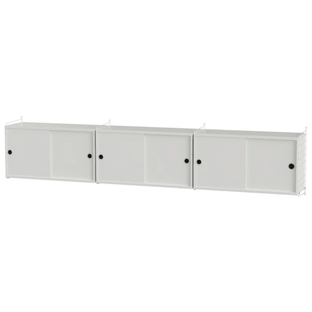 String Living Room D Shelves String Furniture White / White 