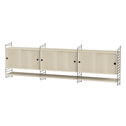 String Living Room E Shelves String Furniture Ash / Black 