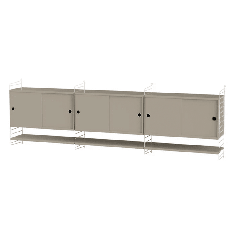 String Living Room E Shelves String Furniture Beige / White 