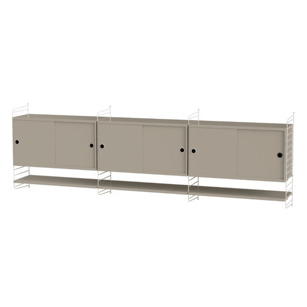 String Living Room E Shelves String Furniture Beige / White 