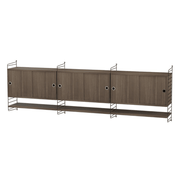 String Living Room E Shelves String Furniture Walnut / Black 