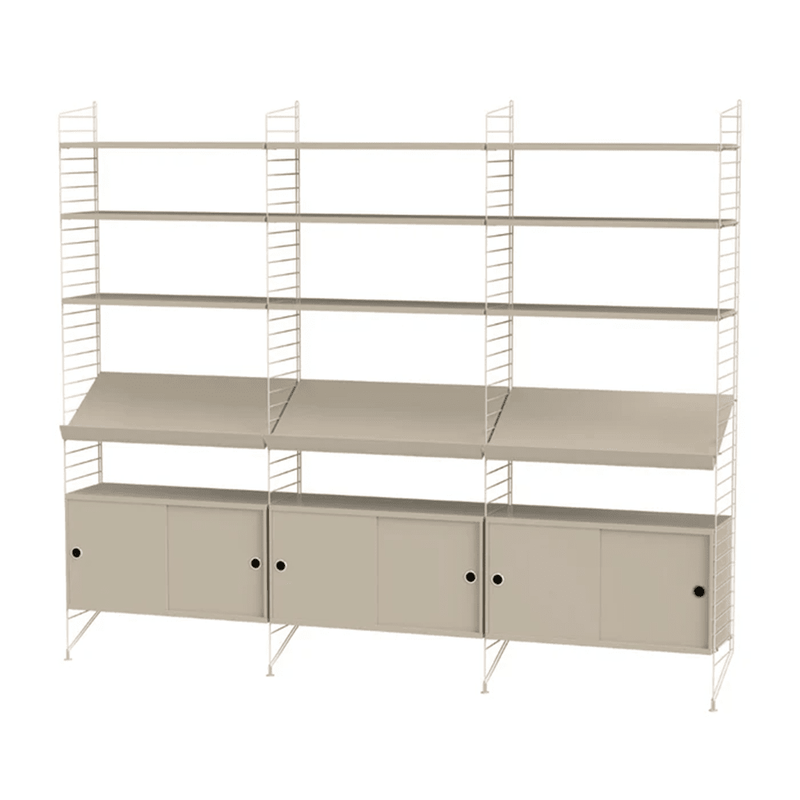 String Living Room G Shelves String Furniture Beige / Beige 