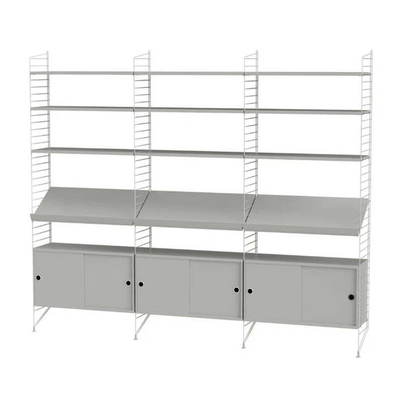 String Living Room G Shelves String Furniture Grey / Grey 